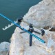 Fishing Rod Bracket Rotation Adjustable Telescopic Aluminum Tripod Fishing Pole Holder Luminous Fishing Tackle