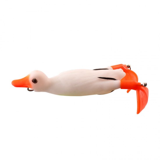 5PCS Fishing Lure Set Duck Shape Propeller Realistic Duck Portable Lures Outdoor Fishing Tools