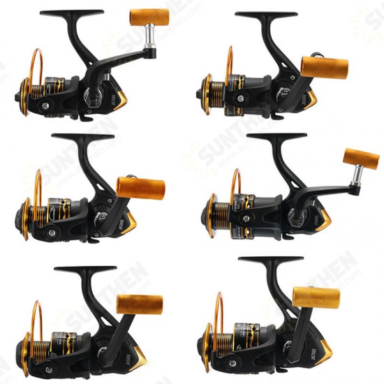 JK1000-7000 5.1/5.2:1 12BB Spinning Reels Saltwater Freshwater Left/Right Hand Fishing Reel