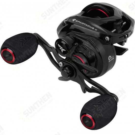 7.2:1 Speed Ratio 7+1 Bearings Spinning Fishing Reel Smooth Fishing Reel Left and Right Wheel Fishing Tool