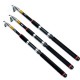 2.1M/2.4M/2.7M FluorescenceCast Highlights Telescopic Sea Fishing Rod Fishing Gear