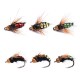 40pcs/lot Fly Fishing Lure Set Artificial Bait For Pesca Fish Fishing Hooks Tackle With Box