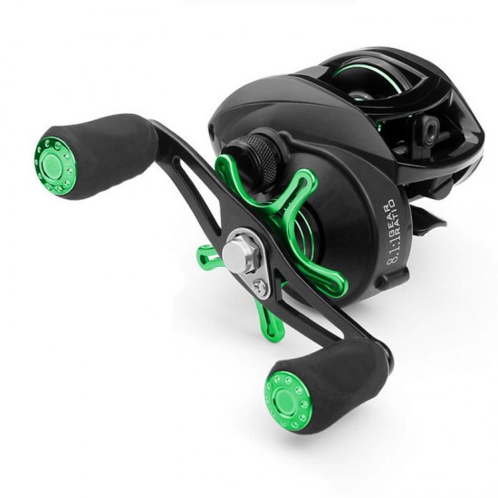 Fishing Reel 8.1:1 High Speed Fishing Reel BS2000 Best Baitcasting Reel 8KG Max Brake Force Reinforced Reel Drag Reel Carp Water Drop Reel