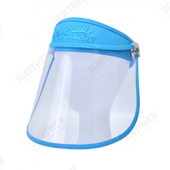 Protection Safety Face Shield Protective Cover Sunshade Windproof Anti-Fog Dustproof Non-removable Fisherman Fishing Hat