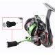 5.2:1 10BB WR III 2000-5000 Carbon Fiber Fishing Reels Lightweight Spinning Reels High Speed Metal Spool Coil Drag System 17lbs Max Power Fishing Wheels