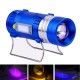 600LM 4 Color LEDs 500M Range Zoomable Rechargeable LED Fishing Flashlight Lamp With Charger