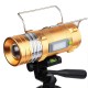 600LM 4 Color LEDs 500M Range Zoomable Rechargeable LED Fishing Flashlight Lamp With Charger