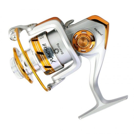 EL 5.2:1 Fishing Reel EL1000-7000 Spinning Reel Lightweight Fishing Wheels High Speed Wire Cup Metal Left And Right Interchangeable Fishing Reel