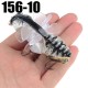 1PSC 7.5cm Artificial Bait Fishing Lure Insect Rotating Wings Swimbait Fishing Hook