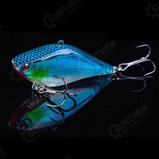 1pc 6.3cm 14g Jerkbait Hard VIB Lures Crankbait Fishing Lure Wobblers With Treble Hook