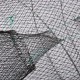 25-50cm Diameter Folding Fishing Net Cage Crabs Fish Crawdad Shrimp Bait Trap Cast Dip Case Fishing Tools