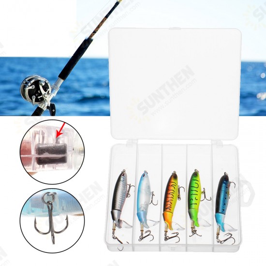 5 Pieces Simulation Bait Artificial Fishing Lure Floating Pencil Fishing Bait Fishing Lures