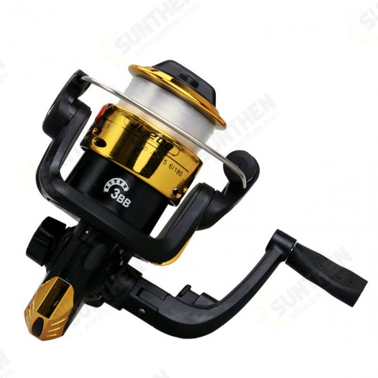 5.2:1 3BB Spinning Fishing Wheel L/R Handle Saltwater Freshwater Fishing Reel