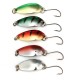 5PCS 3G 30CM Spinner Spoon Fishing Lure Metal Lures Colorful Hard Baits