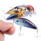 5PCS 5CM 3.8G Fishing Lures Wobblers Painting Series Fishing Topwater Artificial Hard Baits