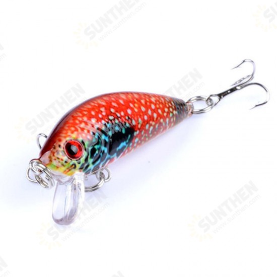 5PCS 5CM 3.8G Fishing Lures Wobblers Painting Series Fishing Topwater Artificial Hard Baits