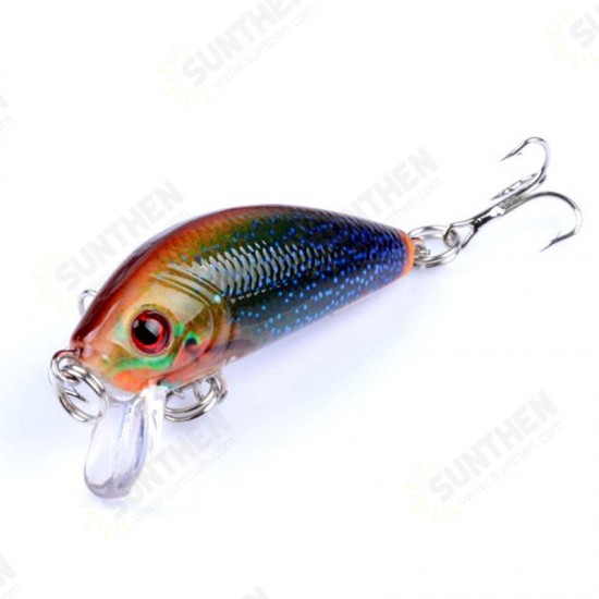 5PCS 5CM 3.8G Fishing Lures Wobblers Painting Series Fishing Topwater Artificial Hard Baits