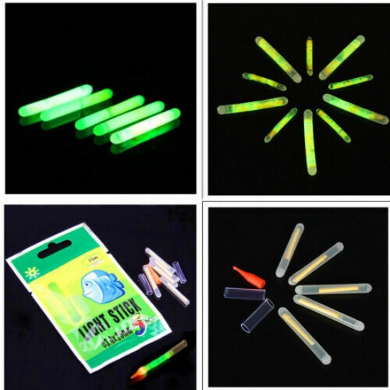 5pcs 25/37MM Fishing Carp Lure Low Sticks Night Light Starlights Float Rod