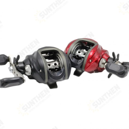 6.3:1 7+1BB Magnetic Brake Baitcasting Fishing Reel Left / Right Hand Casting Fishing Reel