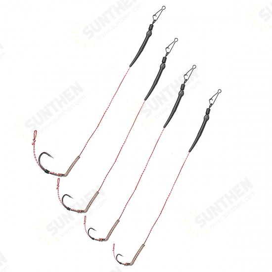 CR-G007 2 4 6 8# High Carbon Steel Barbed Carp Fishing Hook All Freshwater Fishing Hooks