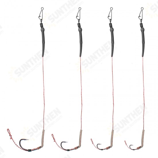 CR-G007 2 4 6 8# High Carbon Steel Barbed Carp Fishing Hook All Freshwater Fishing Hooks