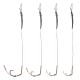 CR-G007 2 4 6 8# High Carbon Steel Barbed Carp Fishing Hook All Freshwater Fishing Hooks