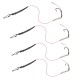 CR-G007 2 4 6 8# High Carbon Steel Barbed Carp Fishing Hook All Freshwater Fishing Hooks