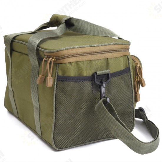 Canvas Fishing Bag Waterproof Fishing Lure Bait Bag Multifunctional Handbag