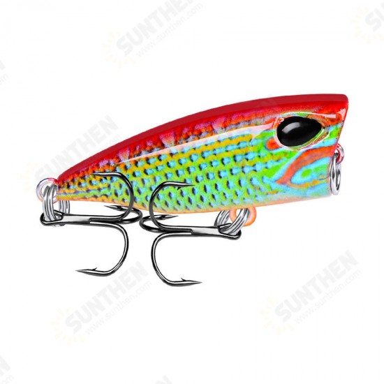 DW1120 10Pcs/Set 4.2cm 3.5g Carp Fishing Lure Topwater Popper Fishing Bait Artifical Wobbler