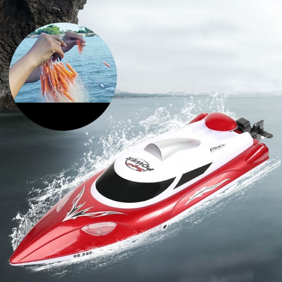 HJ809 35KM/H High Speed Remote Controlled Fishing Net Release RC Boat Waterproof 200M Control Distance Fishing Bait Boat