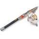 TSR-01 Telescopic Fishing Rod Carbon Spinning Sea Fishing Pole Hand Fishing Tackle Sea Rod