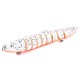 1PC 14cm 21.4g Mini Fishing Hard Bait Artificial Swimbait Fish Nine Knotted Fish Simulation Fishing Lure