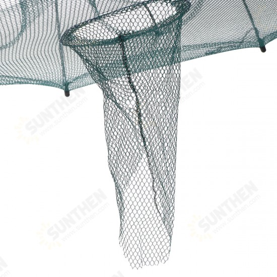 4/6/8/10/12/16/20 Hole Automatic Fishing Trap Folding Nylon Fishing Net For Fish Eel Crab Shrimp Trap