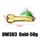 DW383 1PC 5g 15g 35g 50g DD Spinner Spoon Lure Hard Lure Fishing Lure with Hook