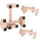 1 Pair Wood Push-up Bars Calisthenics Gymnastics Parallettes Handstand Fitness Sport