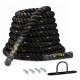 3.8x9cm Length Workout Strength Training Undulation Rope Fitness Equipment Home Gym Exercise Tools