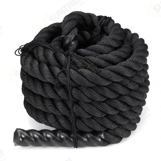 9/12/15m Battle Rope Strength Training Undulation Rope Exercise Tools Home Gym Fitness Equipment