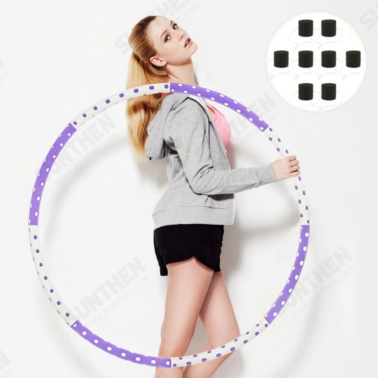 Exercise Sport Hoops 8 Section Detachable 2-5lb Slimming Fitness Smart Hoops Gym Home