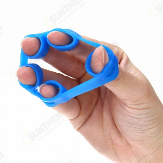 5 in 1 Hand Gripper + Finger Exerciser + Stress Relief Grip Ball + Hand Strengthener + Finger Stretcher