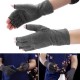 1 Pair Sports Anti-skid Compression Gloves Health Care Half Finger Gloves Arthritis Pain Relief Gloves