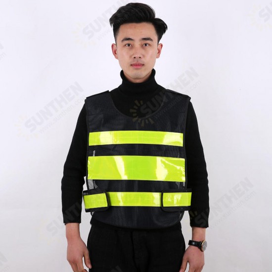 High Visibility Reflective Vest Night Running Cycling Security Reflective Clothing Fitness