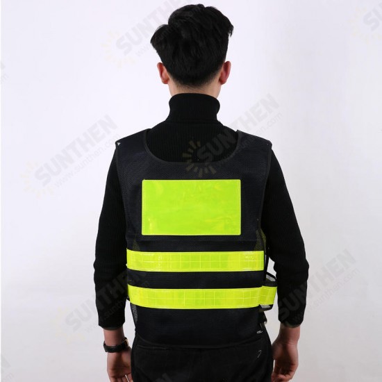 High Visibility Reflective Vest Night Running Cycling Security Reflective Clothing Fitness