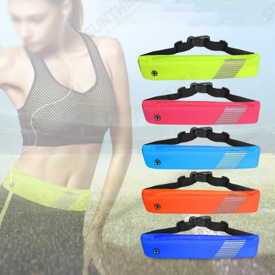 TPU Adjustable Sports Running Waist Bag Waterproof Phone Storage Bag Fitness Pack