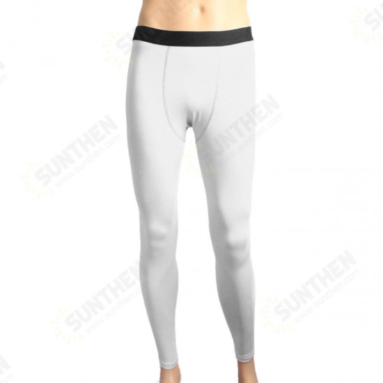 Men Sports Pants Base Layers Tights Compression Long Pants For Training Fitness