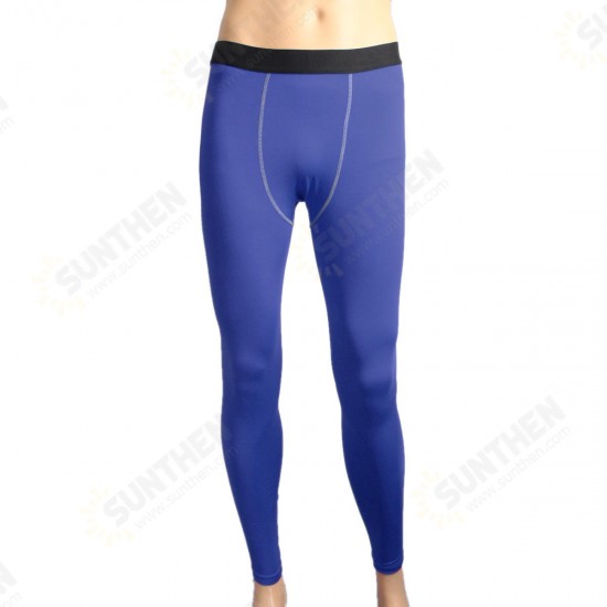 Men Sports Pants Base Layers Tights Compression Long Pants For Training Fitness