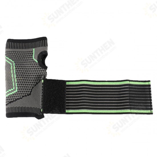 S61 1PC Nylon Adjustable Wrist Support Outdoor Cycling Fitness Breathable Sports Bracer