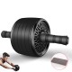 Silent TPR Ab Roller Fitness Gym Abdominal Wheel Roller Sport Core Muscle Training Exercise Tools