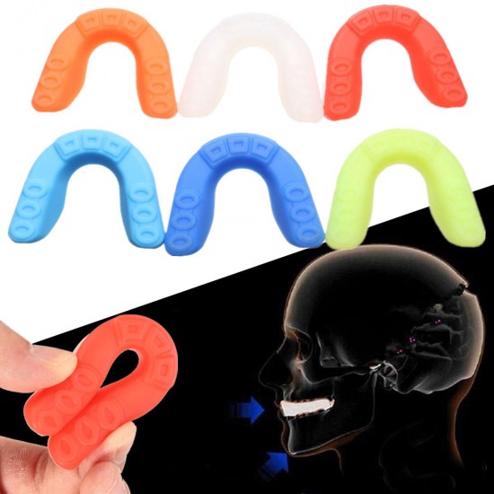 Silicone Mouth Guard Gum Shield Boil Bite Teeth Protection for MMA Boxing Braces