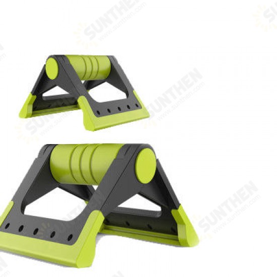 TU5005 Fold Push up Bar Stands Slip Resistance With Padded Handles Great For Upper Exercise Tools Pu