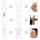 Uncut Muscle Support Tape 2 Roll of Elastic Muscle Support Tape Waterproof Sports Strapping Tape For Exercise Recovery